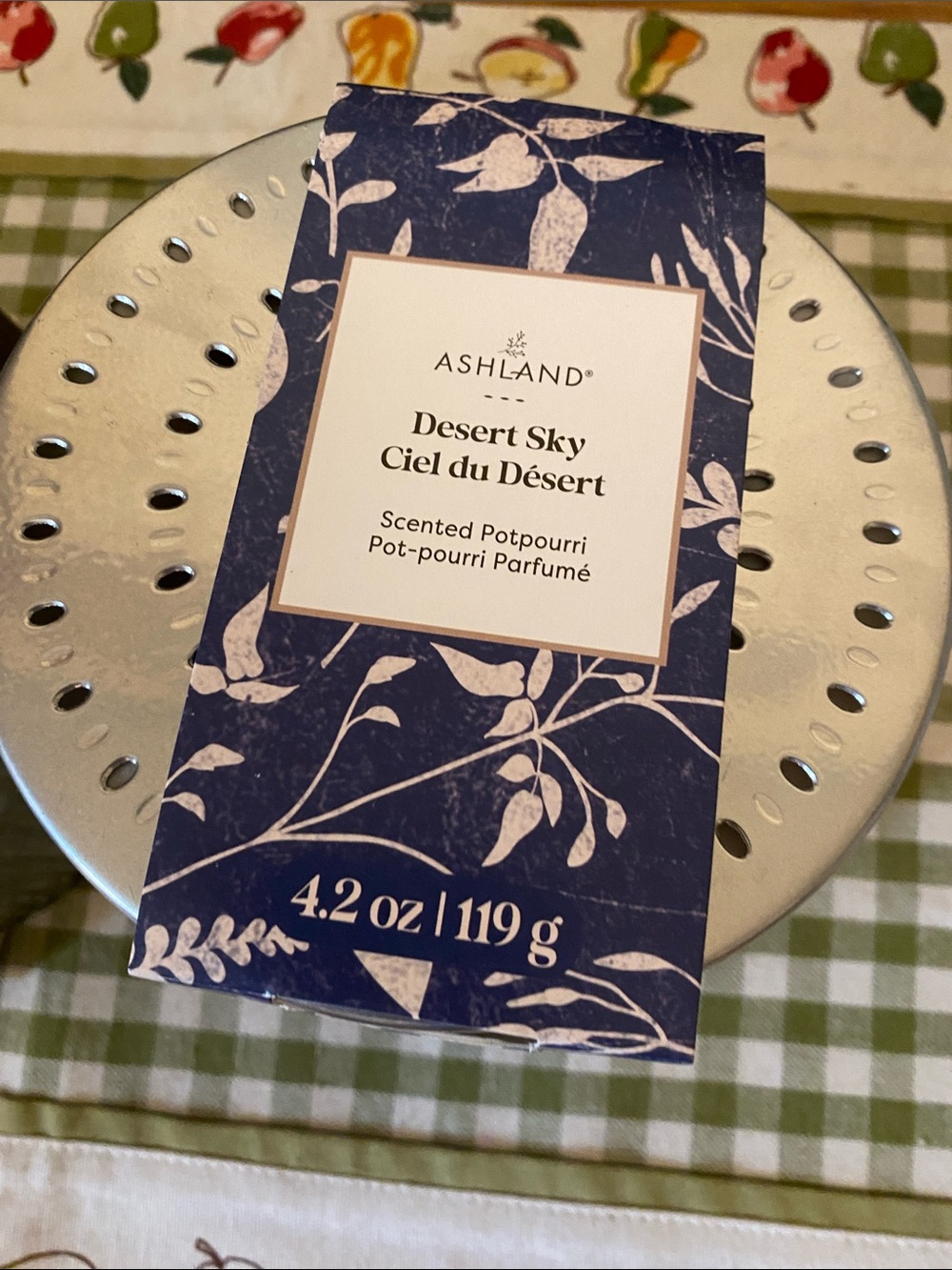 Ashland Desert Sky Potpourri Tins - Navy & Silver set of 2 NWT - Picture 2 of 5